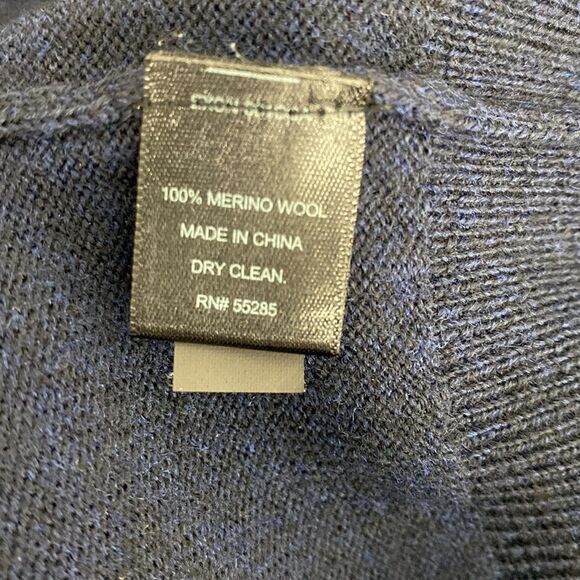 Express Extra Fine Merino Wool navy blue pullover sweater size XL - Picture 6 of 10